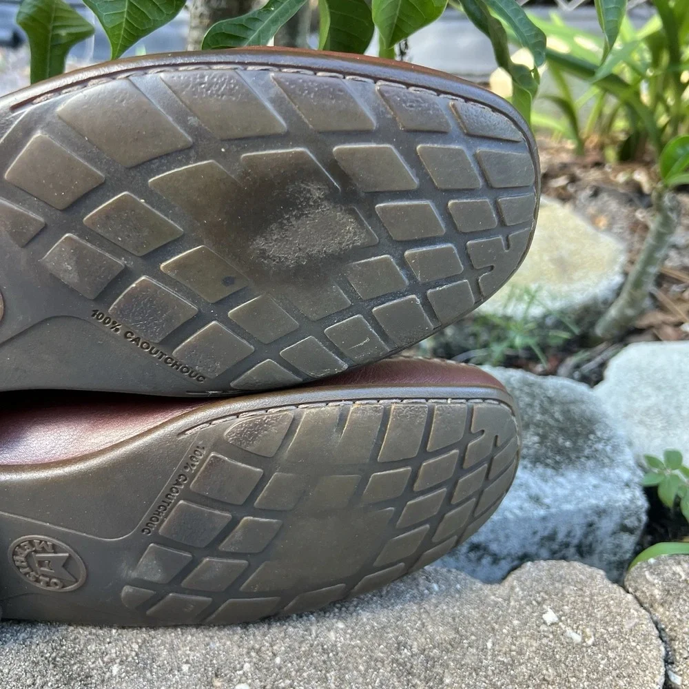 Mephisto Loafers Mens Size 11 Brown Leather Dress Comfort Slip On Cool Air